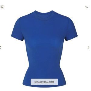 SKIMS Fits Everybody T-Shirt Sapphire Blue